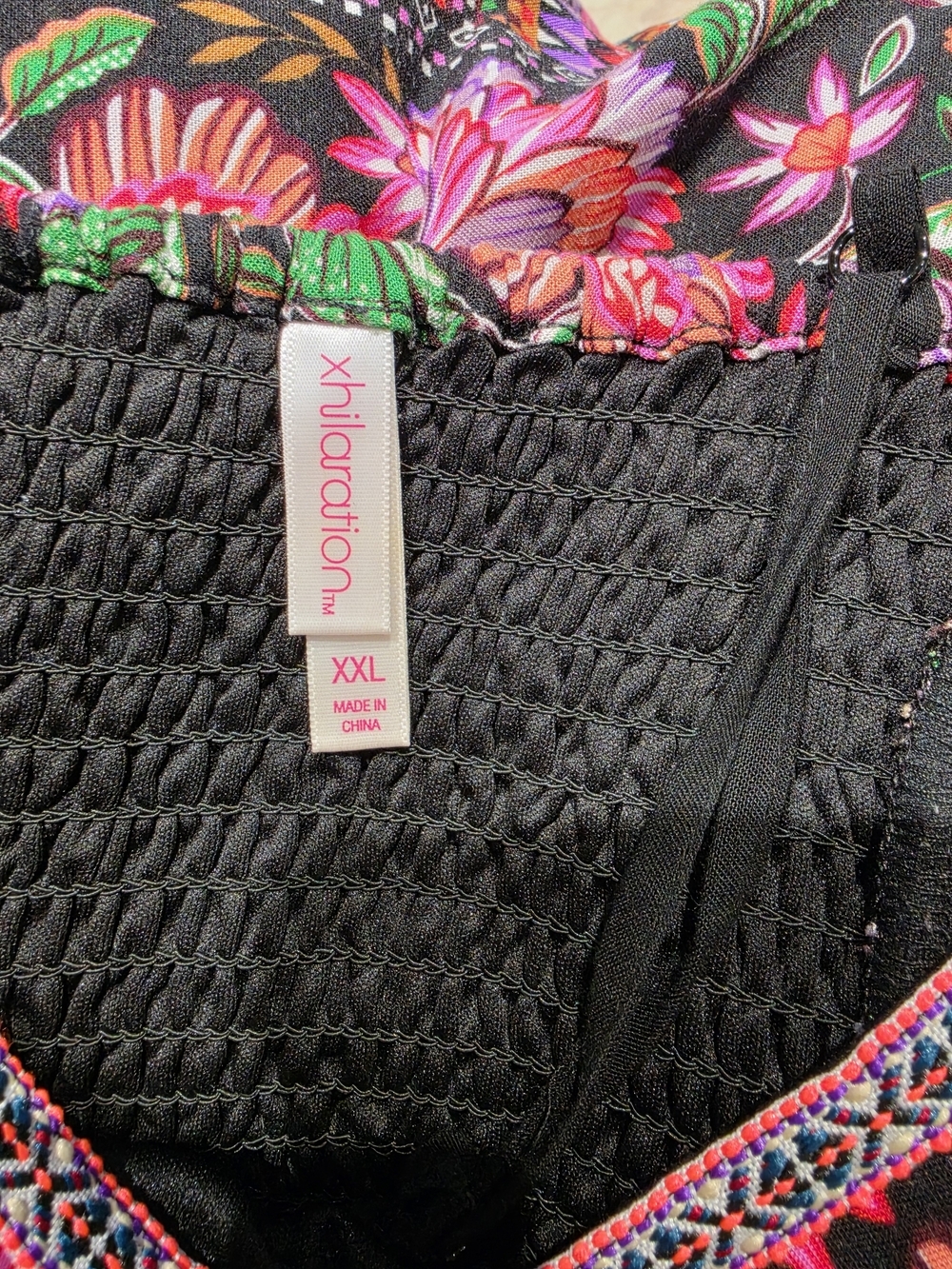 Xhilaration Boho Floral Strappy Sundress XXL - Picture 4 of 6